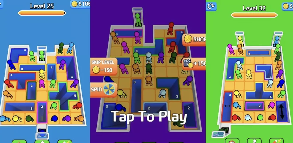 Drop Away People Hole Puzzle Game Unity Source Code - Get Unity Code