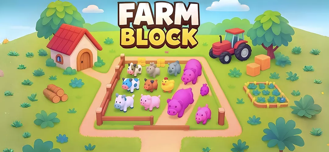 Farm Block 3D Game Buy Unity Source Code