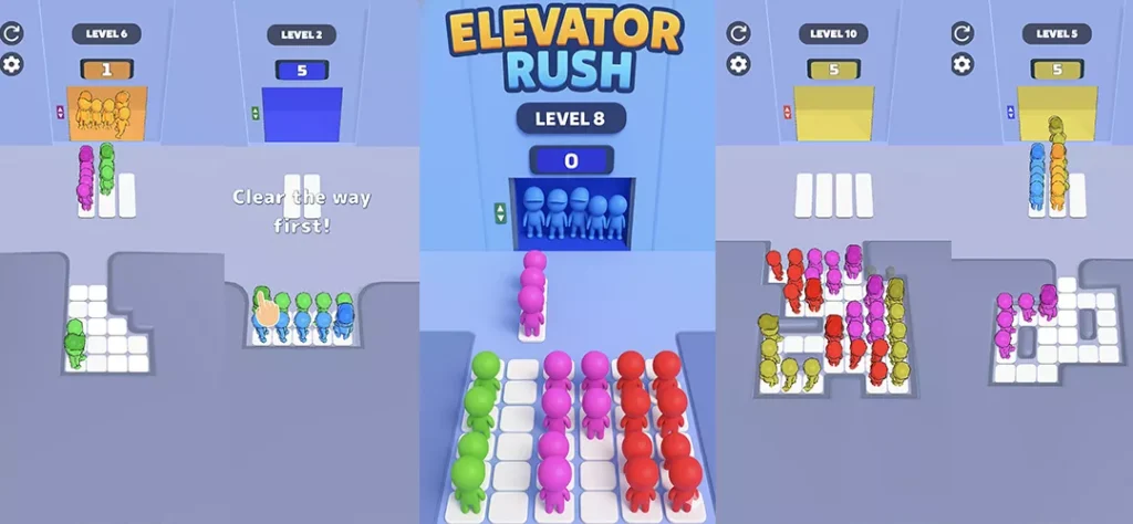 Elevator Rush 3D Game Unity Source Code - Get Unity Code