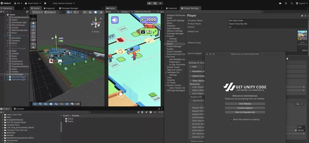 Airport Security Manager Idle Game Unity Source Code - Get Unity Code