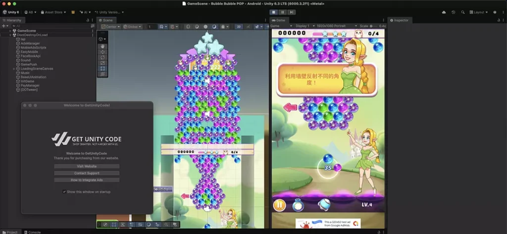 Bubble Rescue Elf Game Unity Source Code - Get Unity Code