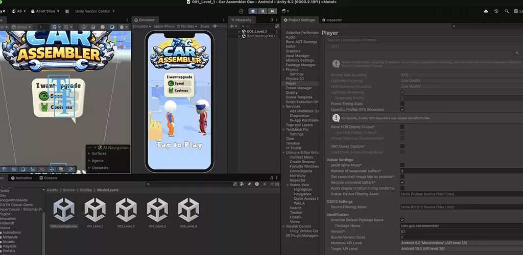 Car Assembler 3D Game Unity Source Code - Get Unity Code