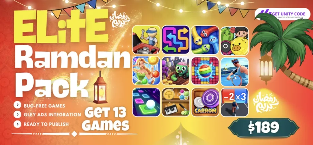 Ramadan Elite Bundle Top 13 unity game Buy Unity Source Code - Get Unity Code