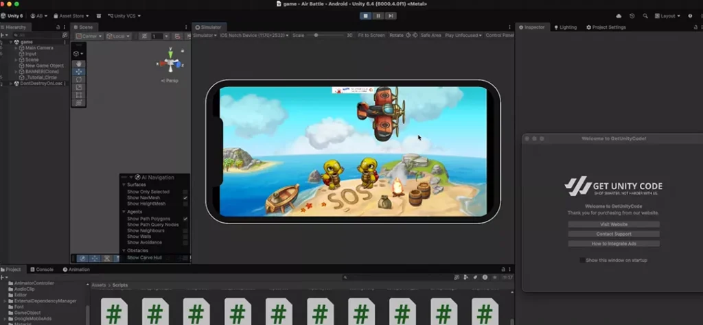 Air Battle Fight Game Unity Source Code - Get Unity Code
