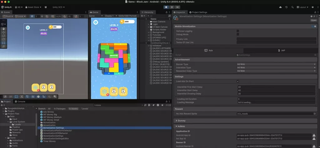 Slide Block Jam Puzzle Game Unity Source Code - Get Unity Code