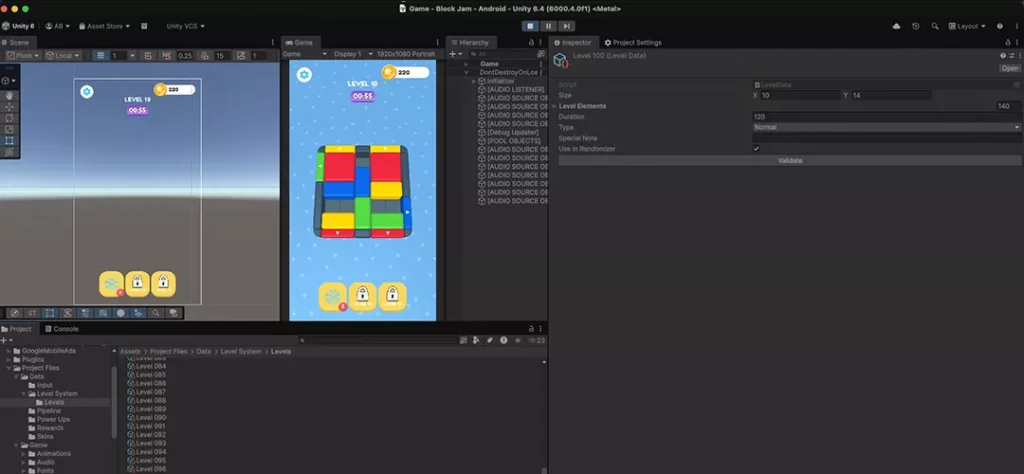 Slide Block Jam Puzzle Game Unity Source Code - Get Unity Code