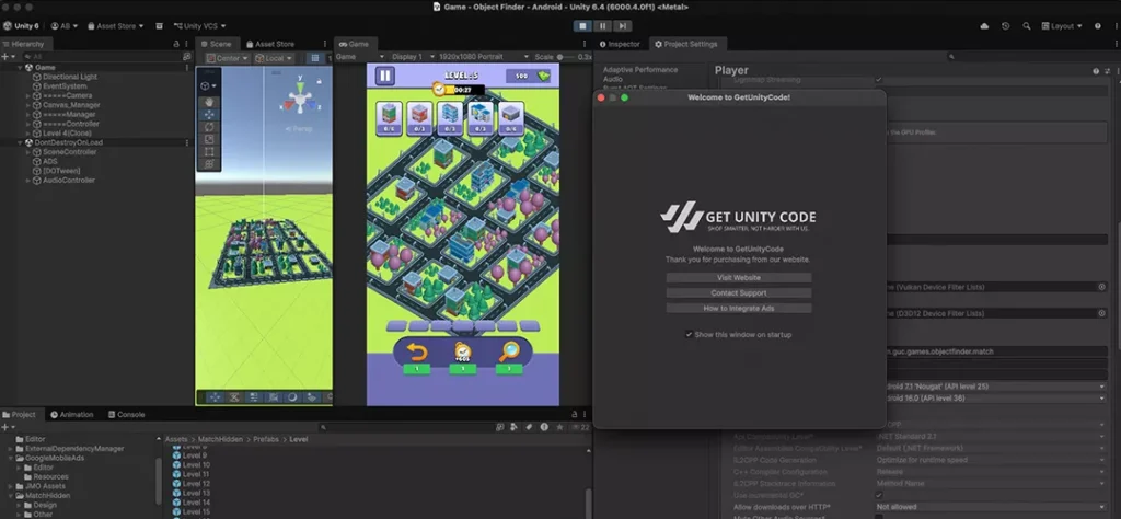Object Finder & Match 3 Game Unity Source Code - Get Unity Code