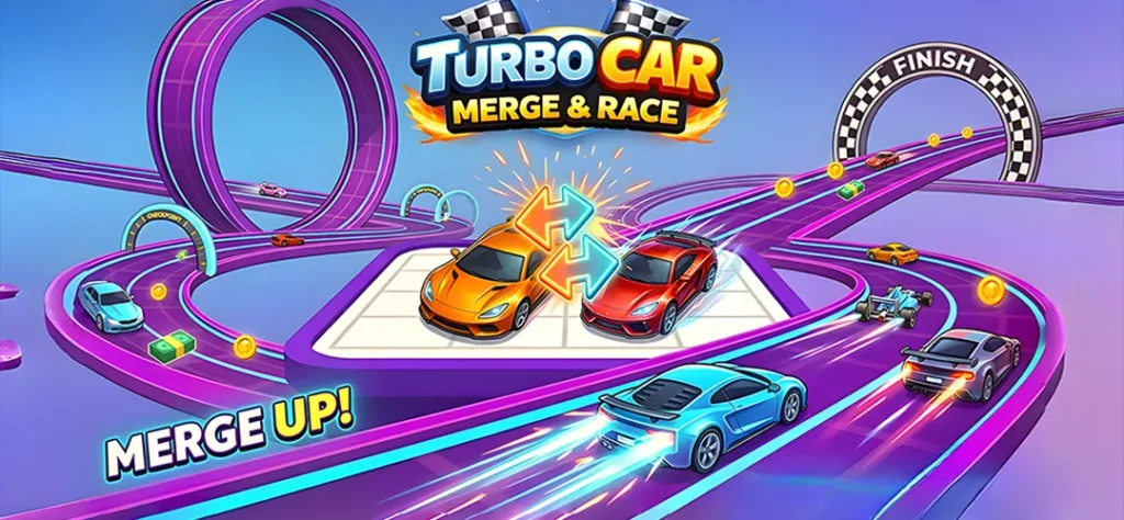 Turbo Car Merge Race Game Unity Source Code - Get Unity Code