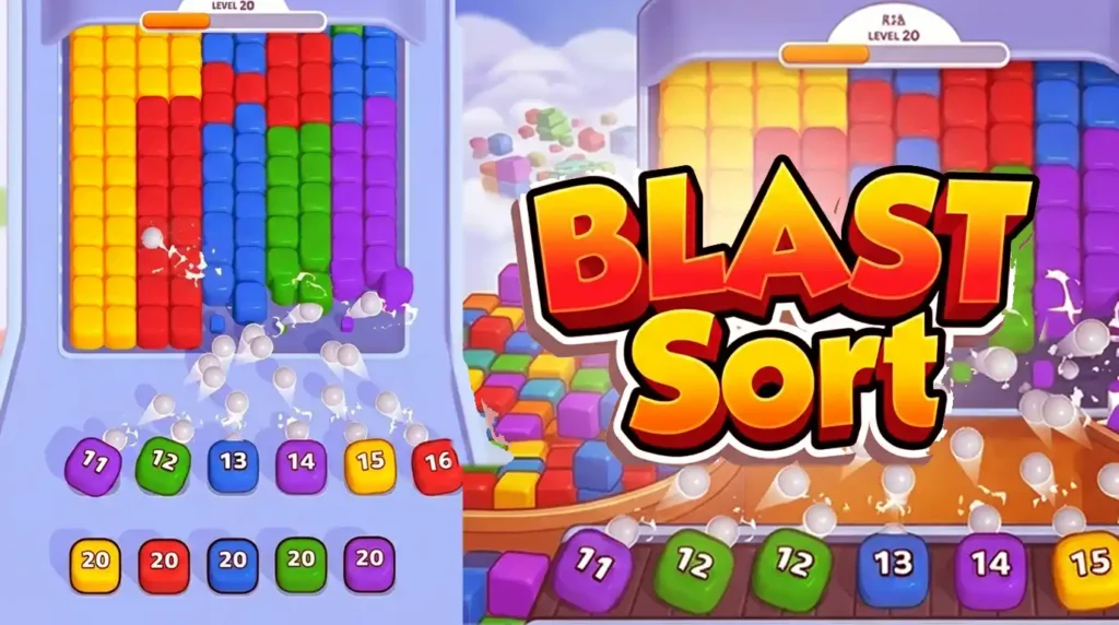 This is Blast Sort Game Unity Source Code - Get Unity Code