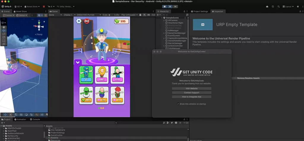Club Security Duty Simulator Game Unity Source Code - Get Unity Code