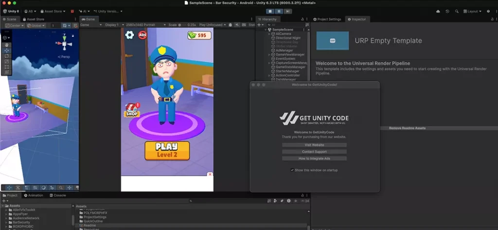 Club Security Duty Simulator Game Unity Source Code - Get Unity Code