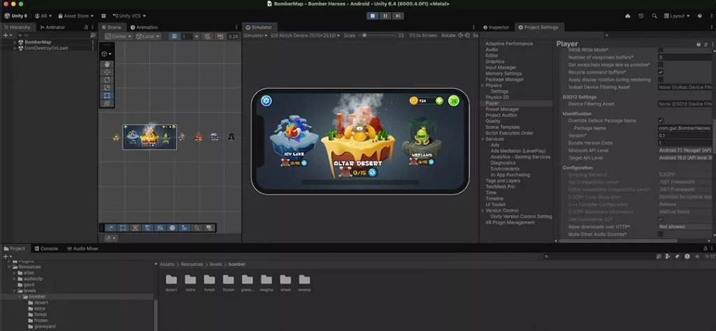 Classic Bomber Heroes Game Unity Source Code - Get Unity Code