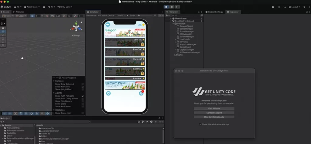 City Lines Game Unity Source Code - Get Unity Code