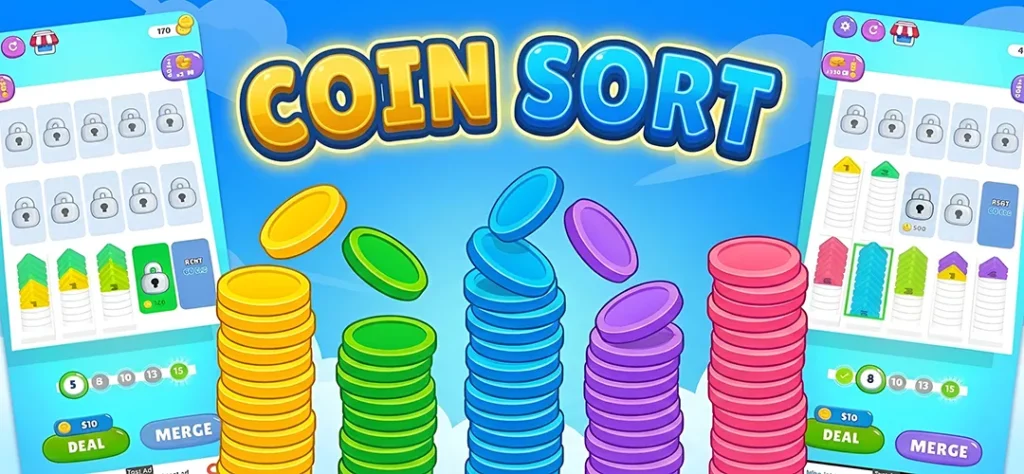 Sort the Coin Game Unity Source Code - Get Unity Code