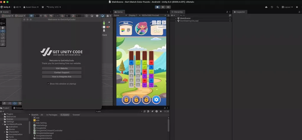 Sort Match: Color Block Puzzle Game Unity Source Code - Get Unity Code