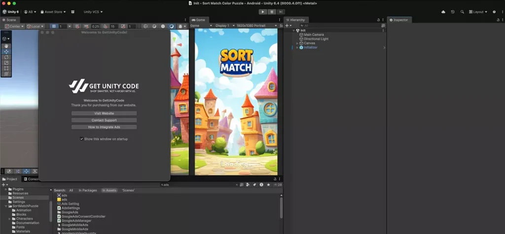 Sort Match: Color Block Puzzle Game Unity Source Code - Get Unity Code