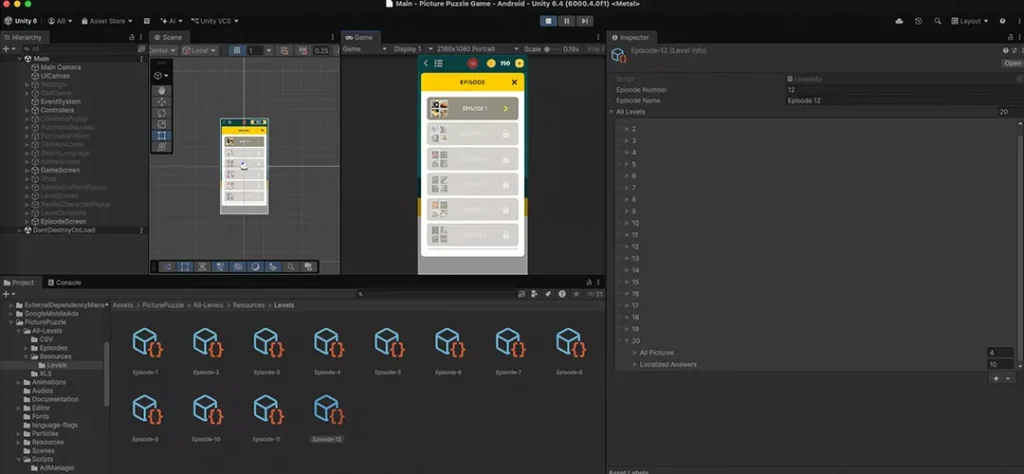 Word Picture Puzzle Game Unity Source Code - Get Unity Code