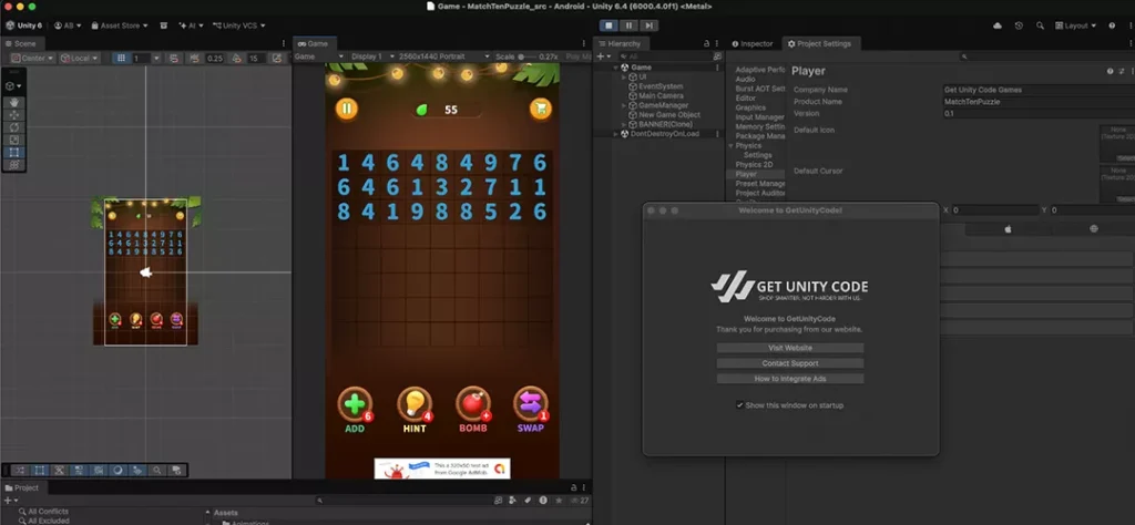 Match Ten - Number Puzzle Game Unity Source Code - Get Unity Code
