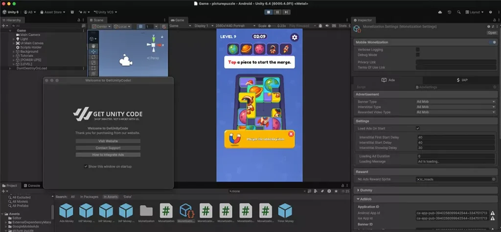 Animal Picture Slide Puzzle Game Unity Source Code - Get Unity Code
