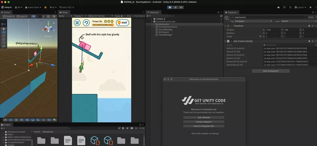 Burning Man 2 - BrainMaster Game Unity Source Code - Get Unity Code