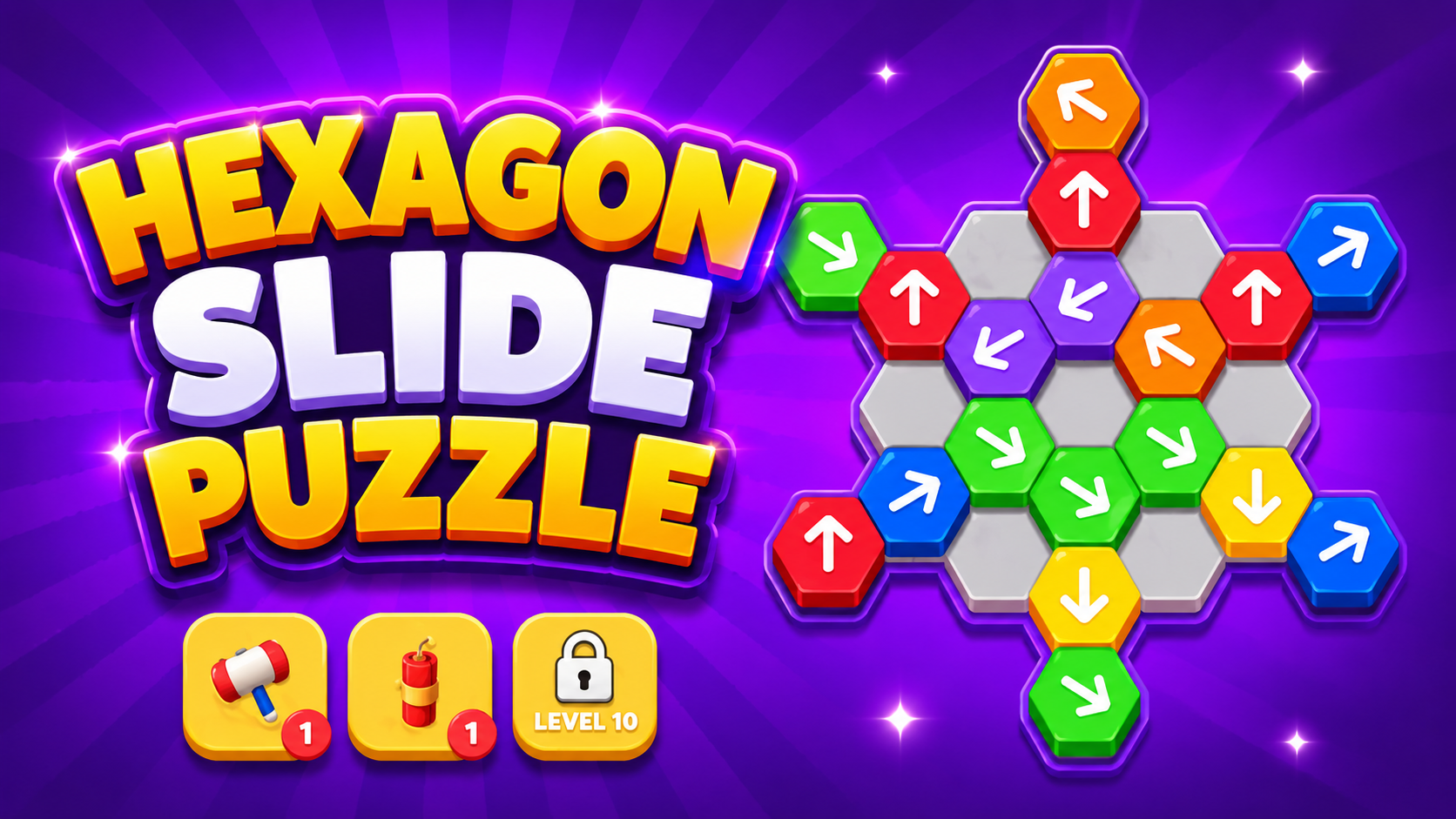Hexagon Slide Puzzle Game Buy Unity Source Code