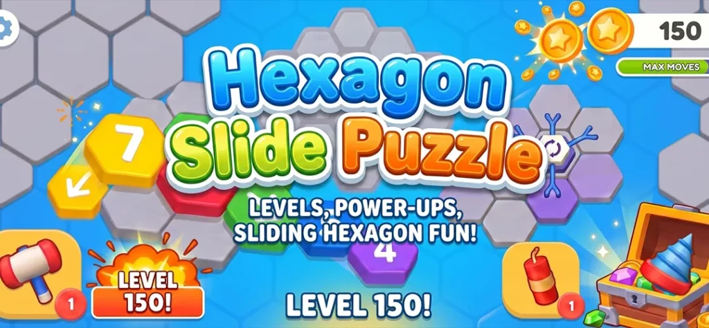 Hexagon Slide Puzzle Game Unity Source Code - Get Unity Code