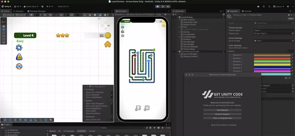Escape Arrow Puzzle Game Unity Source Code - Get Unity Code