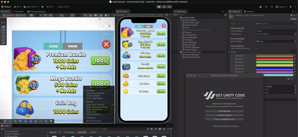 Escape Arrow Puzzle Game Unity Source Code - Get Unity Code