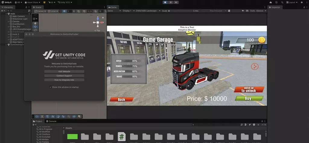 Euro Truck Simulator Game Unity Source Code - Get Unity Code