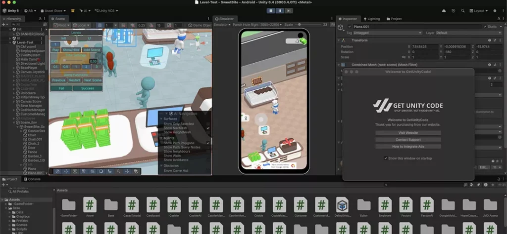 Sweet Shop Idle Game Unity Source Code - Get Unity Code