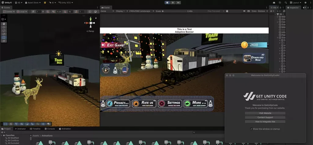 City Train Simulator Game Unity Source Code - Get Unity Code