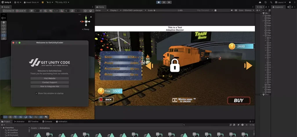 City Train Simulator Game Unity Source Code - Get Unity Code
