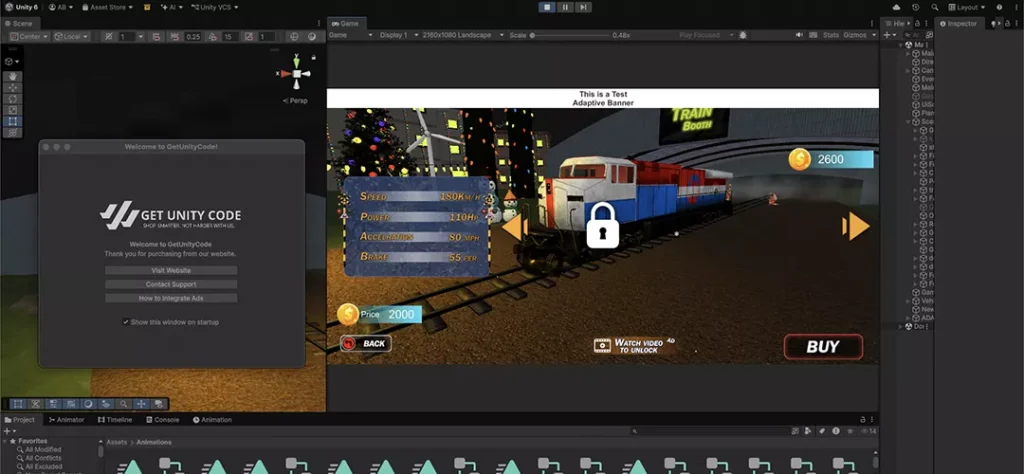 City Train Simulator Game Unity Source Code - Get Unity Code