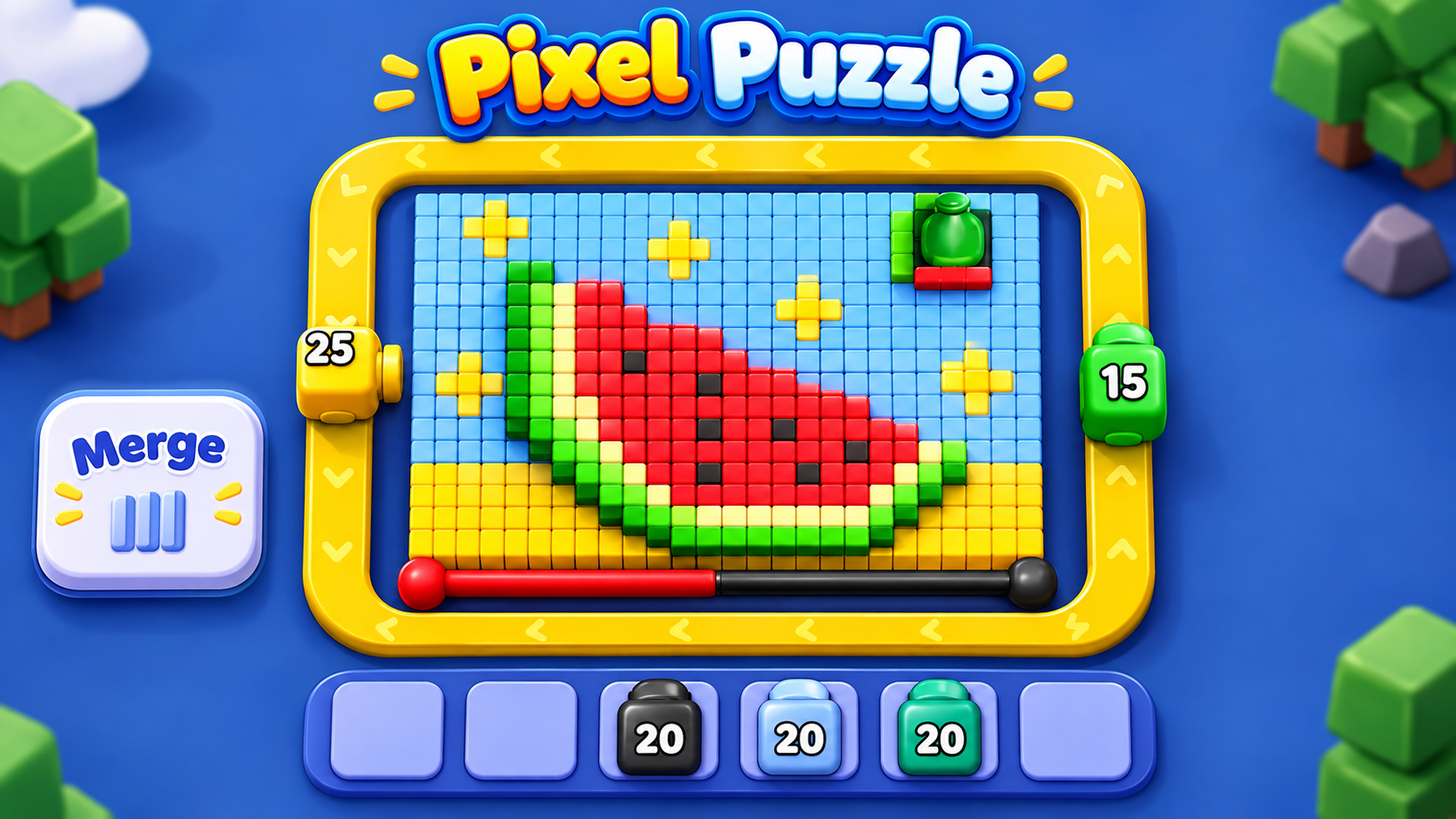 Pixel Flow Match Puzzle – Unity Game Source Code
